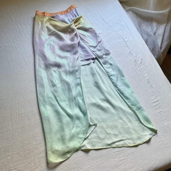 Iridescent Metallic Skirts
